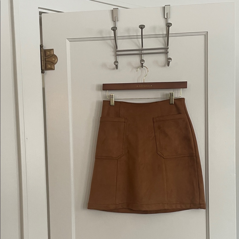Maurices Tan Suede Mini Skirt